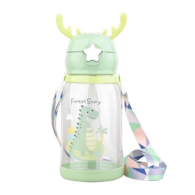 Sipper Water Bottle With Cartoon Designs for Kids and Toddlers, (BPA Free) - Image 4